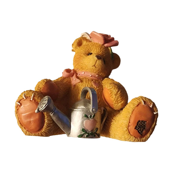 Enesco Cherished Teddies Rose 1996 Everything Is Coming Up Roses 202886 - Picture 6 of 9